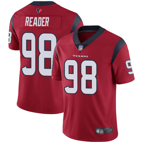 Houston Texans Limited Red Men D J  Reader Alternate Jersey NFL Football #98 Vapor Untouchable->women nfl jersey->Women Jersey